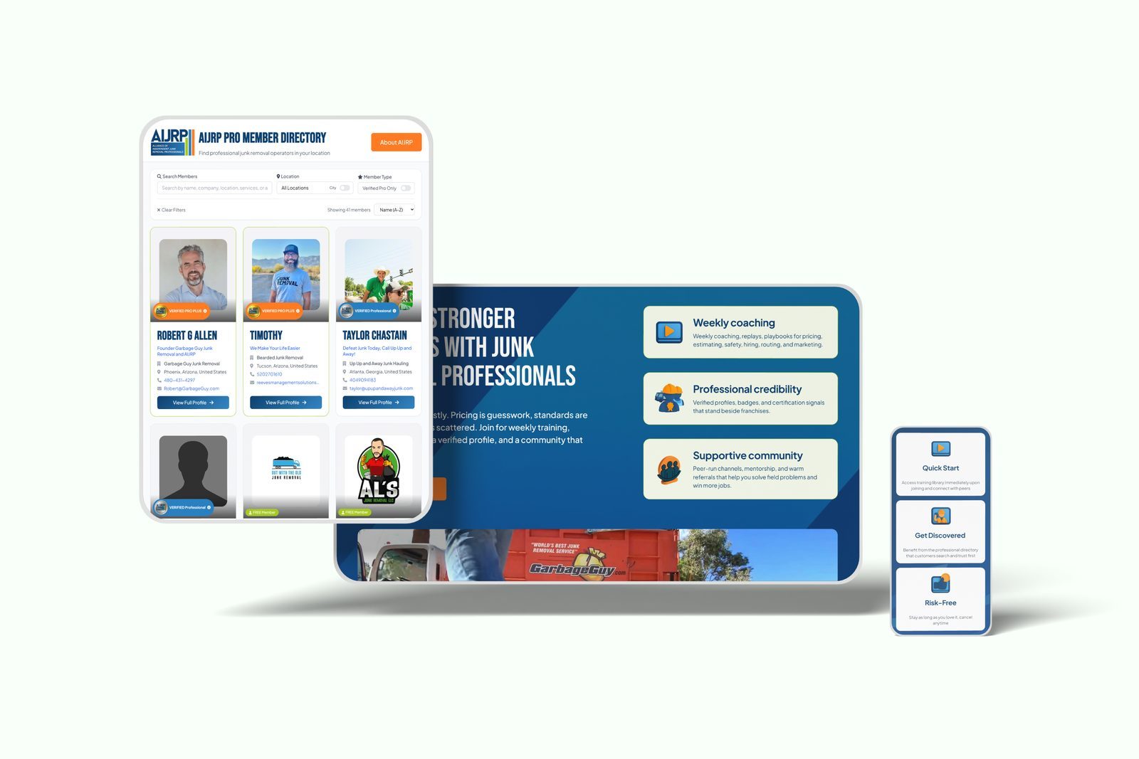 AIJRP website demo mockup